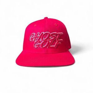 Ghost Unisex OSFM Red Ghost Golf Snapback Hat